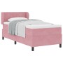 Cama Box Spring con colchón terciopelo rosa 90x190 cm | Foro24.es | Tu tienda online para hogar, jardín y más Foro24.es