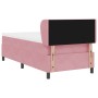 Cama Box Spring con colchón terciopelo rosa 90x190 cm | Foro24.es | Tu tienda online para hogar, jardín y más Foro24.es