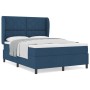 Cama Box Spring con colchón tela azul 140x190 cm | Foro24.es | Tu tienda online para hogar, jardín y más Foro24.es