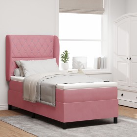 Comprar Cama Box Spring con colchón terciopelo