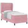 Cama Box Spring con colchón terciopelo rosa 90x190 cm | Foro24.es | Tu tienda online para hogar, jardín y más Foro24.es