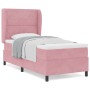 Cama Box Spring con colchón terciopelo rosa 90x190 cm | Foro24.es | Tu tienda online para hogar, jardín y más Foro24.es
