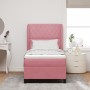 Cama Box Spring con colchón terciopelo rosa 90x190 cm | Foro24.es | Tu tienda online para hogar, jardín y más Foro24.es