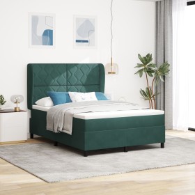 Comprar Cama Box Spring con colchón terciopelo