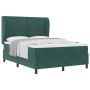 Cama Box Spring con colchón terciopelo verde oscuro 140x190 cm | Foro24.es | Tu tienda online para hogar, jardín y más Foro24.es