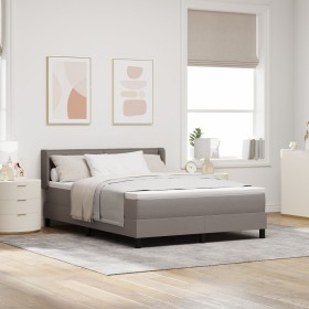 Comprar Cama con Base Tapizada y Colchón Taupe