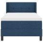 Cama con somier  y colchón azul 80x200 cm Tejido, Cabecero con botones acolchados azul 80 cm Tejido | Foro24.es | Tu tienda online para hogar, jardín y más Foro24.es