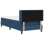 Cama con somier  y colchón azul 80x200 cm Tejido, Cabecero con botones acolchados azul 80 cm Tejido | Foro24.es | Tu tienda online para hogar, jardín y más Foro24.es