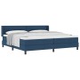 Cama con Somier  y Colchón Azul 200x200 cm Tapicería, Cabecero  con Botones Azul 200 cm Tapicería | Foro24.es | Tu tienda online para hogar, jardín y más Foro24.es