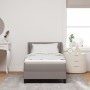 Cama con muelles  con colchón Taupe 90x200 cm de tela, Cabecero  diseño de bloques de diamante Taupe 90 cm de tela | Foro24.es | Tu tienda online para hogar, jardín y más Foro24.es