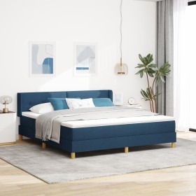Comprar Cama con Base Resortes con Colchón Azul