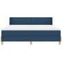 Cama con Base Resortes con Colchón Azul 180x200 cm Tela,  Cabecero con Botones Azul de 180 cm Tela | Foro24.es | Tu tienda online para hogar, jardín y más Foro24.es