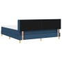 Cama con Base Resortes con Colchón Azul 180x200 cm Tela,  Cabecero con Botones Azul de 180 cm Tela | Foro24.es | Tu tienda online para hogar, jardín y más Foro24.es