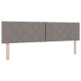 Cama con Somier  con Colchón Taupe 180x200 cm Tela, Cabecero  Diseño de Bloques Diamante Taupe 180 cm Tela | Foro24.es | Tu tienda online para hogar, jardín y más Foro24.es