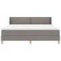 Cama con Somier  con Colchón Taupe 180x200 cm Tela, Cabecero  Diseño de Bloques Diamante Taupe 180 cm Tela | Foro24.es | Tu tienda online para hogar, jardín y más Foro24.es