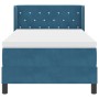 Cama Box Spring con colchón terciopelo azul oscuro 90x200 cm | Foro24.es | Tu tienda online para hogar, jardín y más Foro24.es