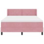 Cama Box Spring con colchón terciopelo rosa 160x200 cm | Foro24.es | Tu tienda online para hogar, jardín y más Foro24.es