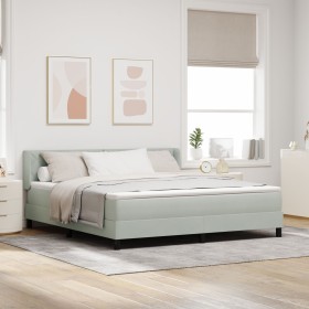 Comprar Cama Box Spring con colchón terciopelo