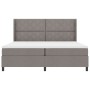 Cama Box Spring con colchón tela taupé 200x200 cm | Foro24.es | Tu tienda online para hogar, jardín y más Foro24.es