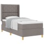 Cama Box Spring  con Colchón Taupe 90x190 cm de Tela | Foro24.es | Tu tienda online para hogar, jardín y más Foro24.es