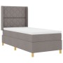 Cama Box Spring  con Colchón Taupe 90x190 cm de Tela | Foro24.es | Tu tienda online para hogar, jardín y más Foro24.es