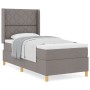 Cama Box Spring  con Colchón Taupe 90x190 cm de Tela | Foro24.es | Tu tienda online para hogar, jardín y más Foro24.es