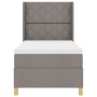 Cama Box Spring  con Colchón Taupe 90x190 cm de Tela | Foro24.es | Tu tienda online para hogar, jardín y más Foro24.es