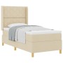 Cama con Somier y Colchón en Crema - 90x200 cm Tela | Foro24.es | Tu tienda online para hogar, jardín y más Foro24.es