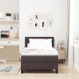 Cama con Base de Resortes con Colchón & LED Marrón Oscuro 80x200 cm Tela | Foro24.es | Tu tienda online para hogar, jardín y más Foro24.es
