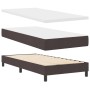 Cama con Base de Resortes con Colchón & LED Marrón Oscuro 80x200 cm Tela | Foro24.es | Tu tienda online para hogar, jardín y más Foro24.es