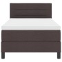 Cama con Base de Resortes con Colchón & LED Marrón Oscuro 80x200 cm Tela | Foro24.es | Tu tienda online para hogar, jardín y más Foro24.es