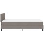Cama con somier con colchón y LED taupe 120x190 cm tela | Foro24.es | Tu tienda online para hogar, jardín y más Foro24.es