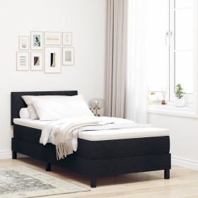 Comprar Cama con somier y colchón con LED negra