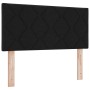 Cama con somier y colchón con LED negra 90x200 cm tela | Foro24.es | Tu tienda online para hogar, jardín y más Foro24.es