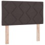 Cama Box Spring con Colchón & LED Marrón Oscuro 120x190 cm Tela | Foro24.es | Tu tienda online para hogar, jardín y más Foro24.es