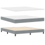 Cama con base con colchón y LED gris claro 180x200 cm Tela | Foro24.es | Tu tienda online para hogar, jardín y más Foro24.es