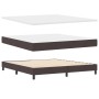 Cama Box Spring con Colchón y LED Marrón Oscuro 180x200 cm Tela | Foro24.es | Tu tienda online para hogar, jardín y más Foro24.es