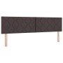 Cama Box Spring con Colchón y LED Marrón Oscuro 180x200 cm Tela | Foro24.es | Tu tienda online para hogar, jardín y más Foro24.es
