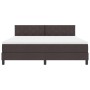 Cama Box Spring con Colchón y LED Marrón Oscuro 180x200 cm Tela | Foro24.es | Tu tienda online para hogar, jardín y más Foro24.es