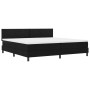 Cama con Somier Con Colchón & LED Negra 200x200 cm Tela | Foro24.es | Tu tienda online para hogar, jardín y más Foro24.es