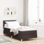 Cama Box Spring con Colchón y LED Marrón Oscuro 80x200 cm Tela | Foro24.es | Tu tienda online para hogar, jardín y más Foro24.es
