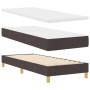 Cama Box Spring con Colchón y LED Marrón Oscuro 80x200 cm Tela | Foro24.es | Tu tienda online para hogar, jardín y más Foro24.es