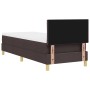 Cama Box Spring con Colchón y LED Marrón Oscuro 80x200 cm Tela | Foro24.es | Tu tienda online para hogar, jardín y más Foro24.es