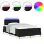 Cama con Base y Colchón & LED Negra 120x200 cm Tela | Foro24.es | Tu tienda online para hogar, jardín y más Foro24.es