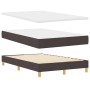 Cama con Base de Muelles con Colchón y LED Marrón Oscuro 120x200 cm Tela | Foro24.es | Tu tienda online para hogar, jardín y más Foro24.es