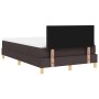 Cama con Base de Muelles con Colchón y LED Marrón Oscuro 120x200 cm Tela | Foro24.es | Tu tienda online para hogar, jardín y más Foro24.es