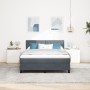 Cama Box Spring  con colchón y LED Gris Oscuro 140x190 cm Terciopelo | Foro24.es | Tu tienda online para hogar, jardín y más Foro24.es