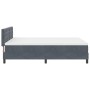 Cama Box Spring  con colchón y LED Gris Oscuro 140x190 cm Terciopelo | Foro24.es | Tu tienda online para hogar, jardín y más Foro24.es