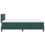 Cama con somier y colchón  con LED verde oscuro 120x200 cm terciopelo | Foro24.es | Tu tienda online para hogar, jardín y más Foro24.es