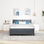 Cama Box Spring  con colchón y LED Gris Oscuro 140x190 cm Terciopelo | Foro24.es | Tu tienda online para hogar, jardín y más Foro24.es